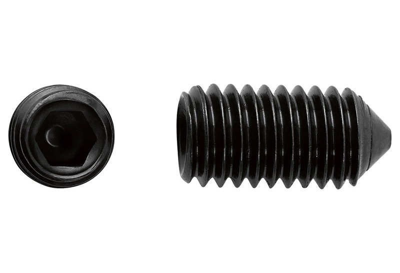 Τρυπανόβιδα LUX HEX ΦM6x10mm Μαύρο 8τμχ