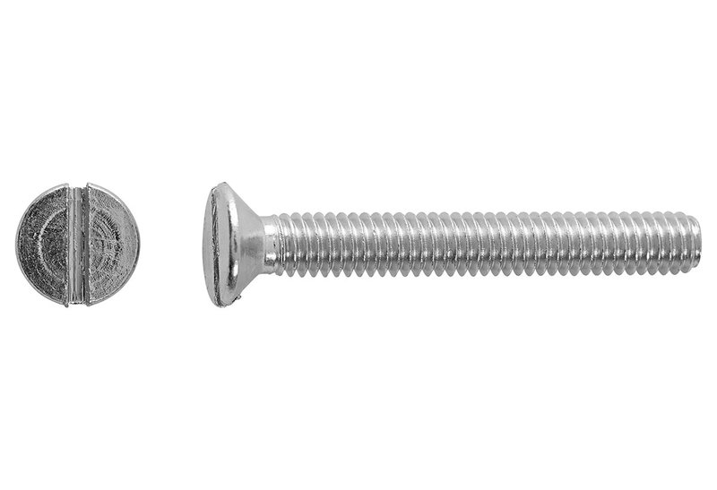 Βίδα LUX Φρεζάτη SL ΦM4x20mm Ασημί 100τμχ