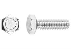 Μηχανόβιδα LUX HEX ΦM6x20mm Ασημί 100τμχ