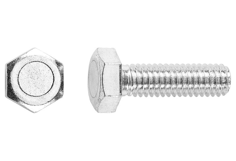 Μηχανόβιδα LUX HEX ΦM6x20mm Ασημί 100τμχ