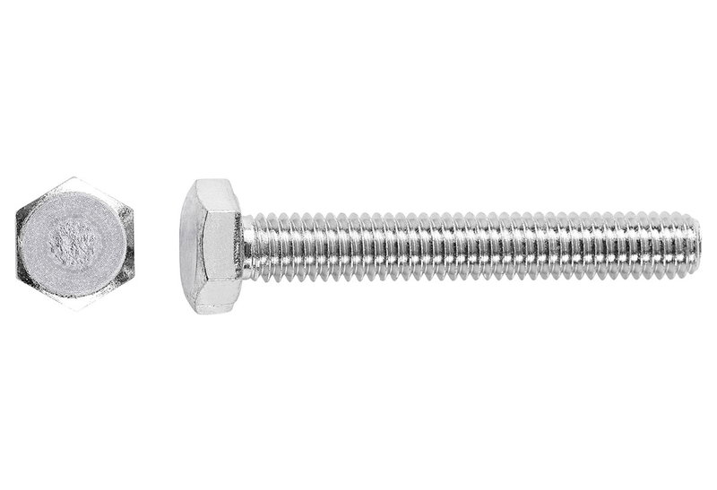 Μηχανόβιδα LUX HEX ΦM10x30mm Ασημί 50τμχ