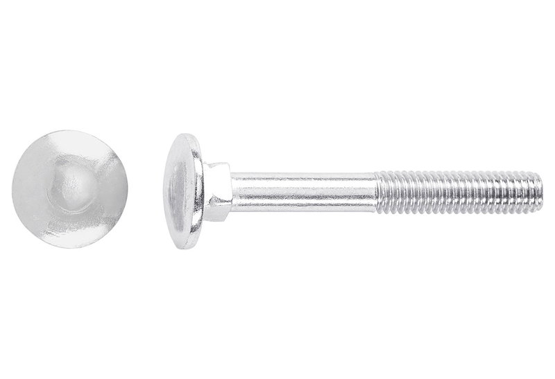 Καρόβιδα LUX ΦM5x30mm Ασημί 100τμχ
