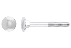 Καρόβιδα LUX ΦM5x40mm Ασημί 100τμχ