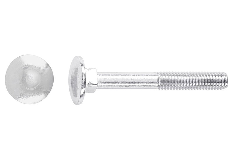 Καρόβιδα LUX ΦM5x40mm Ασημί 100τμχ