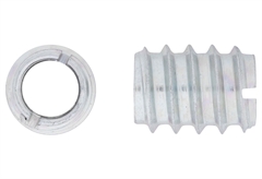 Βιδωτή Φωλιά Ξύλου LUX 0 Φ5mm Ασημί 8τμχ