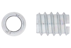 Βιδωτή Φωλιά Ξύλου LUX 0 Φ4mm Ασημί 8τμχ