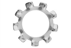 Ροδέλα Γκριπ LUX Φ12.5mm Ασημί 8τμχ