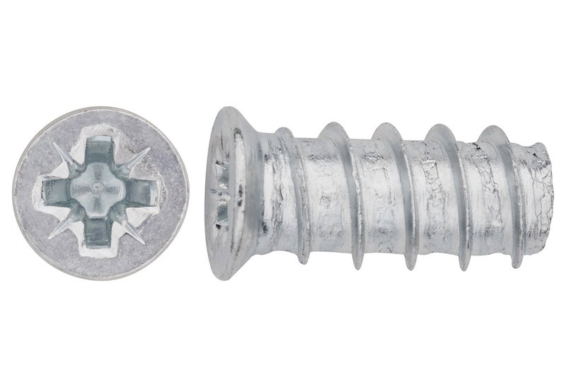 Βίδα Επίπλου LUX PZ 2 Φ6X13mm Ασημί 20τμχ