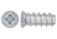 Βίδα Επίπλου LUX PZ 2 Φ6X11.5mm Ασημί 20τμχ