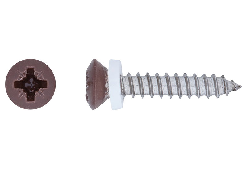 Βίδα Παραθύρων LUX Φρεζάτη με Ψωμάκι PZ 2 Φ3.9x19mm Μπρονζέ 10τμχ