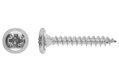 Ξυλόβιδα Επίπλου LUX Φρεζάτη PZ Φ3.5x25mm Ασημί 30τμχ