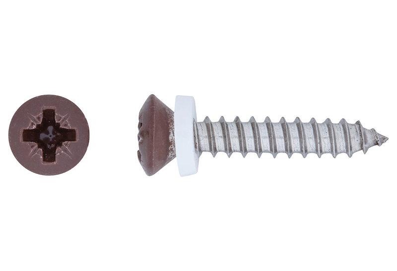 Βίδα Παραθύρων LUX Φρεζάτη με Ψωμάκι PZ 2 Φ3.9x22mm Μπρονζέ 10τμχ