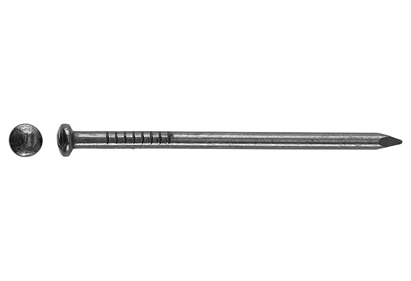 Καρφί LUX Στρογγυλή 0 Φ2x40mm Μαύρο 50τμχ