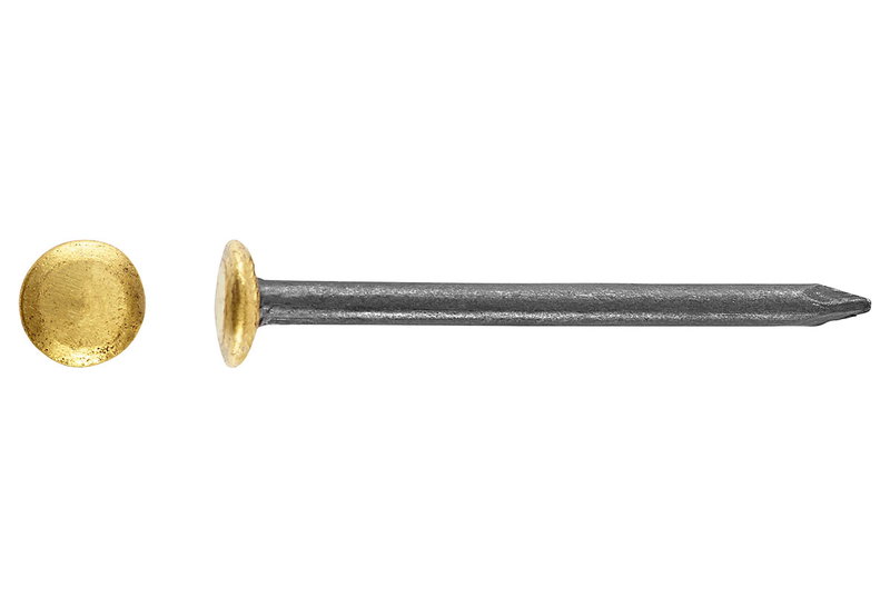 Καρφιά LUX Στρογγυλή 0 Φ2x20mm Μαύρο Χρυσό 20τμχ
