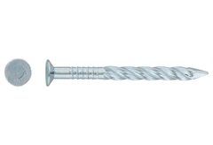 Καρφί Στριφτό LUX 0 Φ3.5x60mm Ασημί 20τμχ