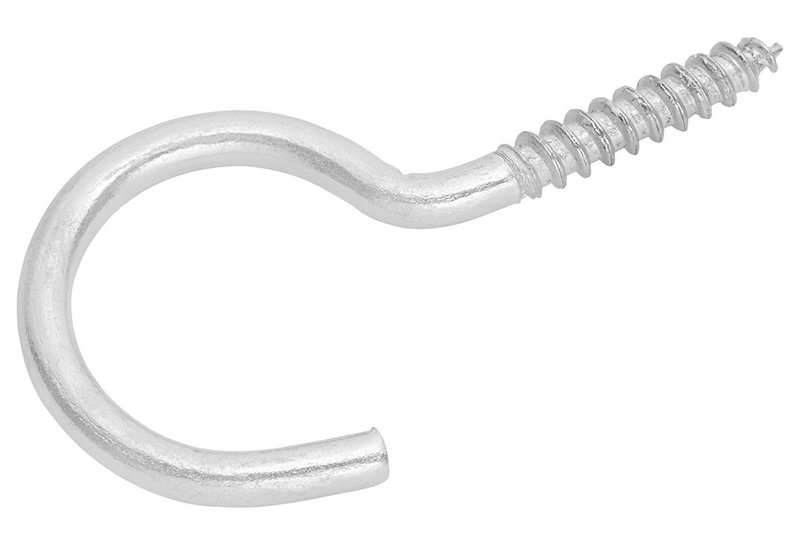 Βίδα Γάντζος LUX 0 Φ3.3x60mm Ασημί 6τμχ