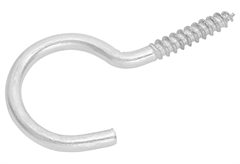 Βίδα Γάντζος LUX 0 Φ2x20mm Ασημί 8τμχ