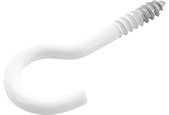 Βίδα Γάντζος LUX 0 Φ3.3x50mm Λευκό 8τμχ