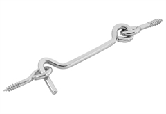 Μάνταλο Παραθύρου LUX Φ3x40mm Ασημί 4τμχ