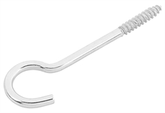 Γαντζοθηλιά LUX Φ4x50mm Ασημί 6τμχ