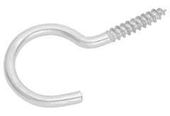 Βίδα Γάντζος LUX 0 Φ3x40mm Ασημί 8τμχ