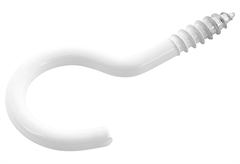 Γαντζοθηλιά LUX Φ4.8x65mm Λευκό 2τμχ