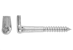 Βιδογωνία LUX PH 2 Φ5.2x40mm Ασημί 8τμχ