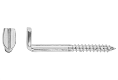 Βιδογωνία LUX SL Φ4.4x40mm Ασημί 8τμχ