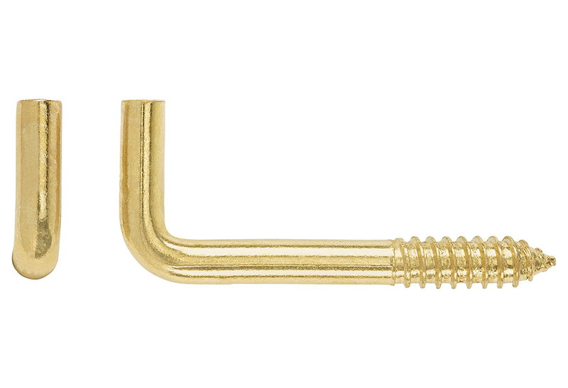 Βιδογωνία LUX Φ4x30mm Χρυσό 6τμχ