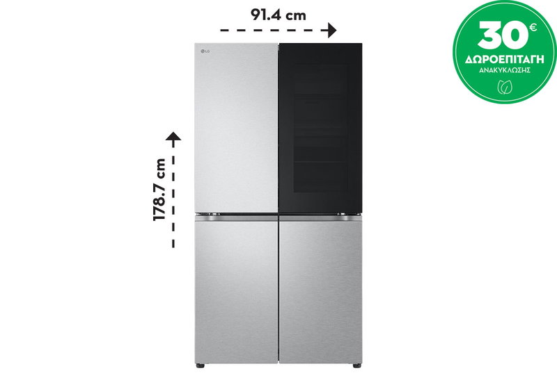 LG GMV960MBDE Ψυγείο Ντουλάπα