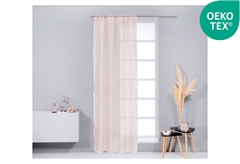 Κουρτίνα Pierre Cardin Anri 270x140cm Ροζ με Τρέσα