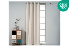 Κουρτίνα Pierre Cardin Malenia 260x140cm Εκρού με Τρουκς