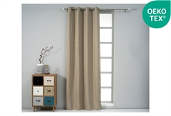 Κουρτίνα Pierre Cardin Malenia 260x140cm Μπεζ με Τρουκς