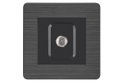Πρίζα TV F Connector IlluminON Selena Γραφίτης