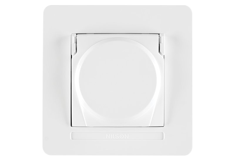 Πρίζα Σούκο με Καπάκι 16A IlluminON Selena Λευκή
