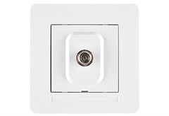 Πρίζα TV F Connector IlluminON Selena Λευκή