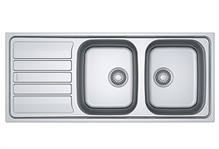 Franke Flash 621 Νεροχύτης 116x50cm Inox