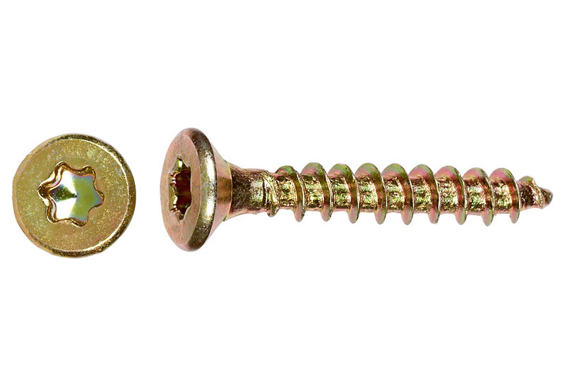 Νοβοπανόβιδα LUX Φρεζάτη TX 25 Φ5x25mm Χρυσό 20τμχ