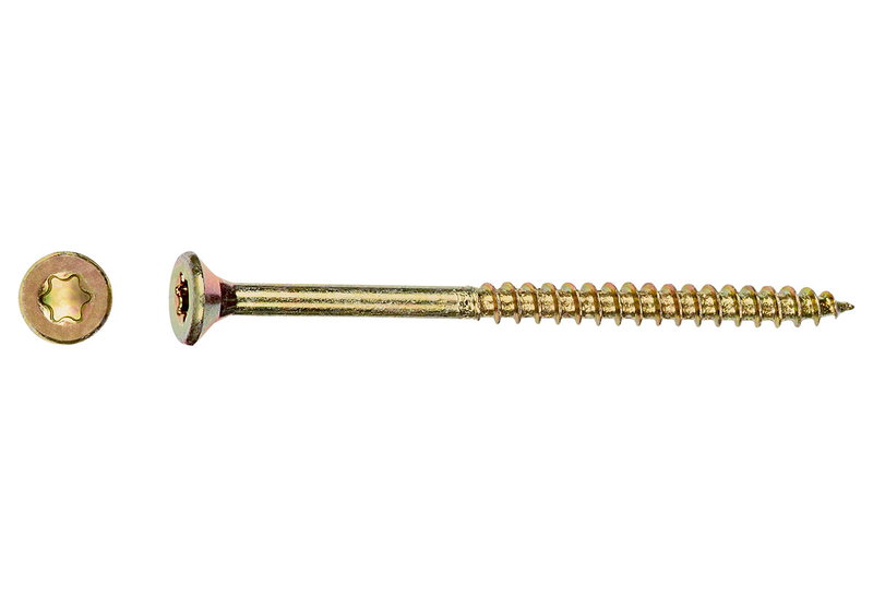 Νοβοπανόβιδα LUX Φρεζάτη TX Φ6x60mm Χρυσό 15τμχ