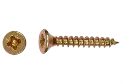 Νοβοπανόβιδα LUX Φρεζάτη PZ 2 Φ4x12mm Χρυσό 25τμχ