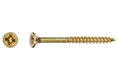 Νοβοπανόβιδα LUX Φρεζάτη PZ 2 Φ4.5x35mm Χρυσό 20τμχ