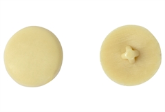 Τάπα Βίδας LUX PZ 1 Φmm Ανοιχτό Καφέ 30τμχ