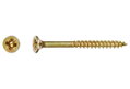 Νοβοπανόβιδα LUX Φρεζάτη PZ 2 Φ3.5x40mm Χρυσό 25τμχ