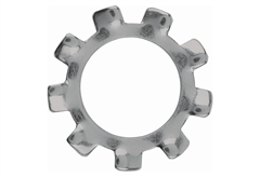 Ροδέλα Γκριπ Inox LUX Φ4.3mm Ασημί 20τμχ