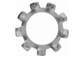 Ροδέλα Γκριπ Inox LUX Φ4.3mm Ασημί 20τμχ
