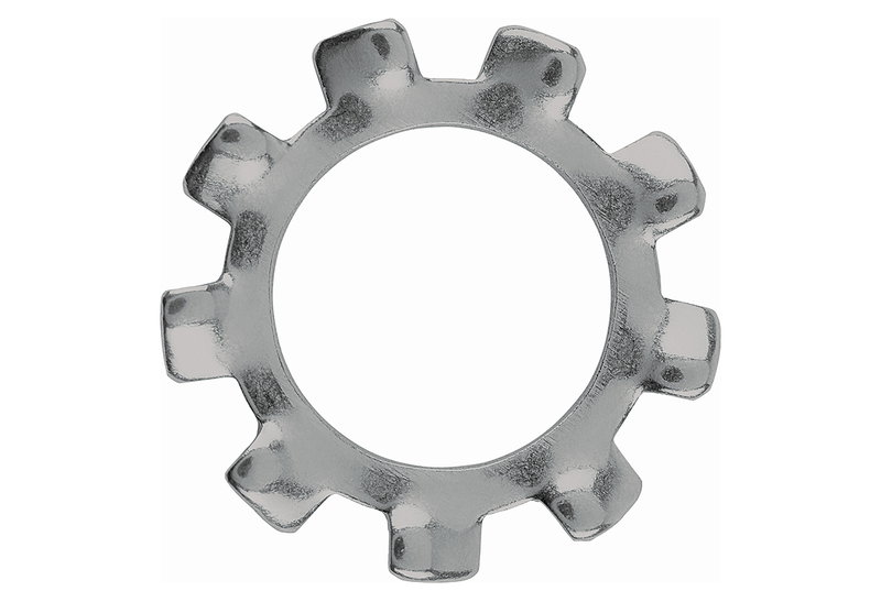 Ροδέλα Γκριπ Inox LUX Φ4.3mm Ασημί 20τμχ
