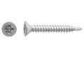 Τρυπανόβιδα Αυτοδιάτρητη LUX Φρεζάτη PH 2 Φ3.5x16mm Ασημί 40τμχ