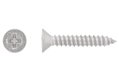Τρυπανόβιδα Αυτοδιάτρητη LUX Φρεζάτη PH 1 Φ2.9x9.5mm Ασημί 12τμχ