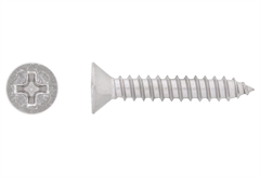 Τρυπανόβιδα Αυτοδιάτρητη LUX Φρεζάτη PH 1 Φ2.9x13mm Ασημί 12τμχ