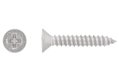 Τρυπανόβιδα Αυτοδιάτρητη LUX Φρεζάτη PH 1 Φ2.9x13mm Ασημί 12τμχ